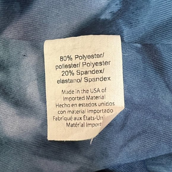 Beyond Yoga Leggings Womens Small Navy Blue Tie Dye Smokeshow‎ Outlaw Active Gym - Picture 11 of 13